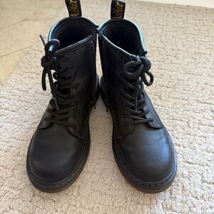 Dr. Martens Girls Black Boots, Size 2